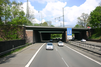 A115 Autobahn Berlin AVUS Zubringer Nikolassee 114