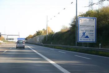 A1 Autobahn Rheinbrücke Leverkusen Brückensanierung 3