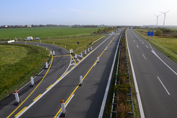 A20 Ostseeautobahn abgesackt Tribsees Anschlustelle Autobahnberfhrung 394
