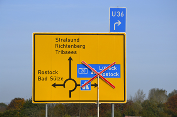 A20 Ostseeautobahn abgesackt Tribsees Anschlustelle Autobahnberfhrung 395
