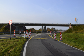 A20 Ostseeautobahn abgesackt Tribsees Straendammrutschung Fahrbahnsenkung 386