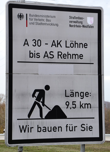 A30 Neuer Autobahnabschnitt Bad Oeynhausen Nordumfahrung Rehme Dehme Eidinghausen 279