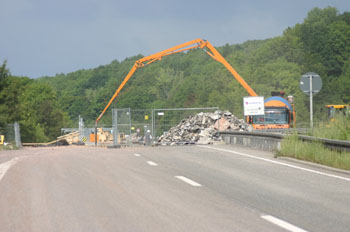 A4 Karolinenthalbrücke Sanierung Autobahnbrücke 12