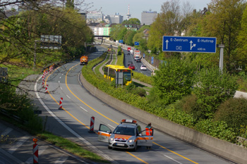 A 40 Autobahn Ruhrschnellweg Essen-Ost Straßen.NRW