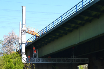 A 43 Autonbahn Brücke Sperrung Rhein-Herne-Kanal Brückenprüfung Recklinghausen 14