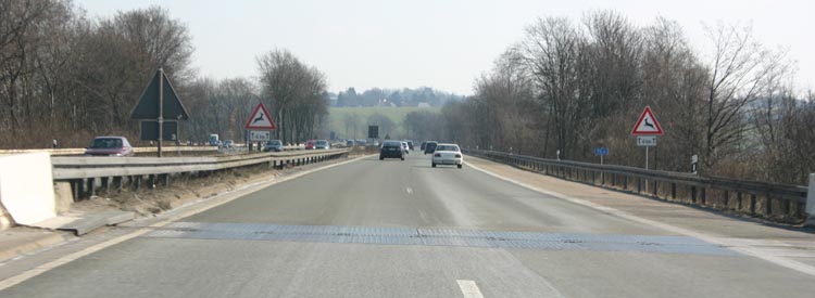 A 52 Autobahn Ruhrtalbrücke Mülheim Ruhr Mintard Essen Fahrbahnübergänge 5