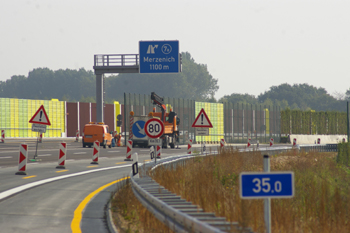 Autobahn Köln - Aachen Düren Kerpen Autobahnneubau Verkehrsfreigabe Autobahneinweihung45