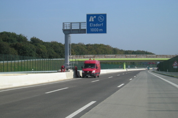 Autobahn Köln - Aachen Düren Kerpen Autobahnneubau Verkehrsfreigabe Autobahneinweihung87