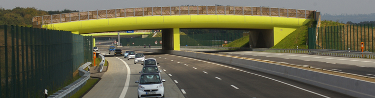 Autobahn Köln - Aachen Düren Kerpen Autobahnneubau Verkehrsfreigabe Autobahneinweihung Grünbrücke 71