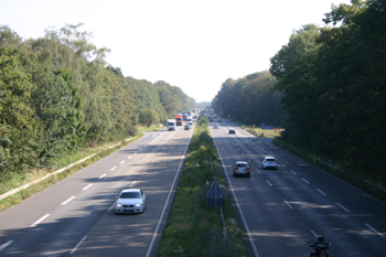 Autobahn Köln - Aachen Düren Kerpen Autobahnneubau Verkehrsumlegung 09