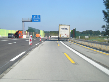 Autobahn Köln - Aachen Düren Kerpen Autobahnneubau Verkehrsumlegung 19