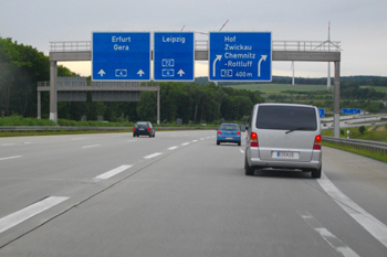 Autobahnkreuz Chemnitz A4 A72 29