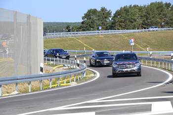 Autobahnneubau A 14 Colbitz Tangerhütte Erstbefahrer Verkehrsfreigabe Eröffnungsfahrt 37
