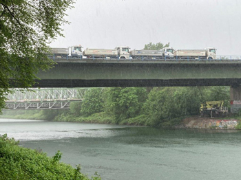 Belastungsprobe Brücke Rhein Herne Kanal A43 AUTOBAHN Westfalen Bildrechte 68