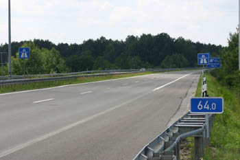 Bundesautobahn A 15  Bundesgrenze bei Forst 70