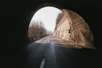 Bundesautobahn Drackensteiner Hang Albabstieg Nasenfelstunnel A 8 Autobahntunnel 34