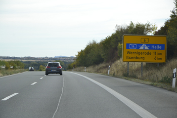 Bundesstraße B6n Nordharzautobahn A36 203