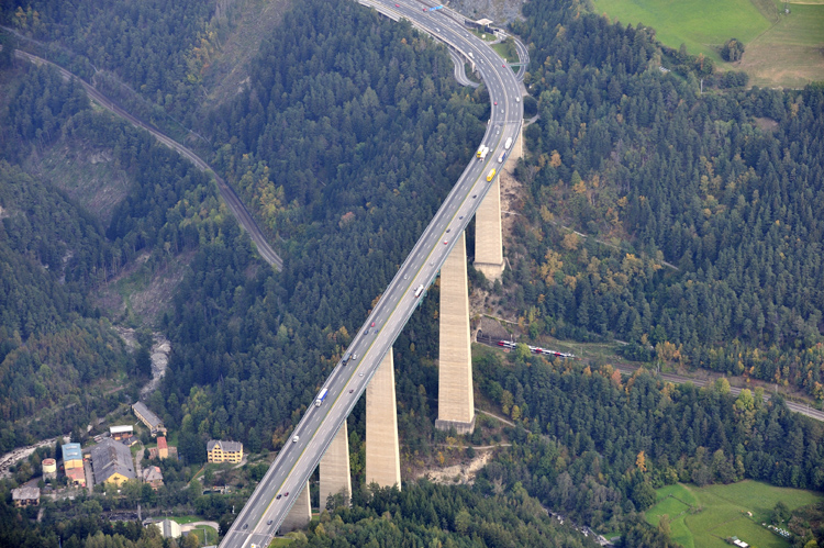 Innsbruck Brennerautobahn Europabrücke