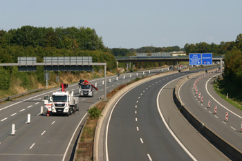 Neue Autobahn A44n alte A61 Verkehrsumlegung Autobahnkreuz Wanlo Holz Jackerath Autobahndreieck Verkehrssicherung- 36