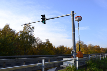 Rheinbrücke Duisburg Neuenkamp Autobahn A 40 Lkw-Waage zulässiges Gesamtgewicht 83