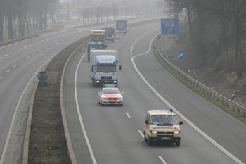 Unfallübung DRK Autobahn A 57 44