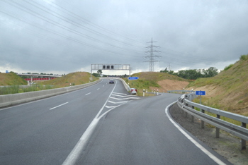 A448 A40 Autobahndreieck Bochum-West Verkehrsfreigabe 89