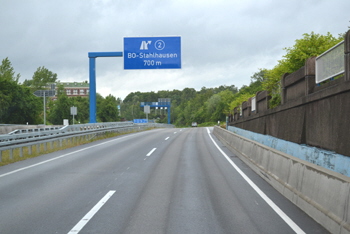 A448 A40 Autobahndreieck Bochum-West Verkehrsfreigabe Donezk-Ring Bochumer Lösung 63