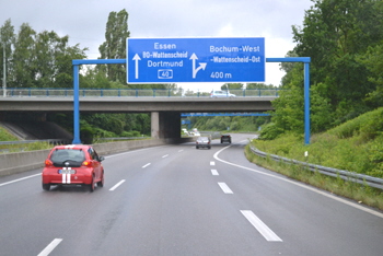 A448 A40 Autobahndreieck Bochum-West Verkehrsfreigabe Donezk-Ring Bochumer Lösung 78